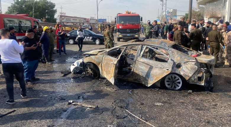 دیمەنێکی شوێنی تەقینەوەکە