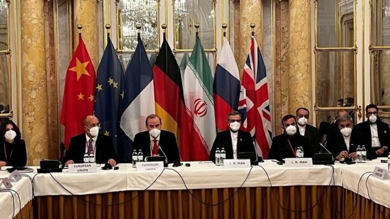 مفاوضات فيينا حول مساعي إحياء الاتفاق النووي الإيراني. النمسا في 3 ديسمبر/كانون الأول 2021. © رويترز