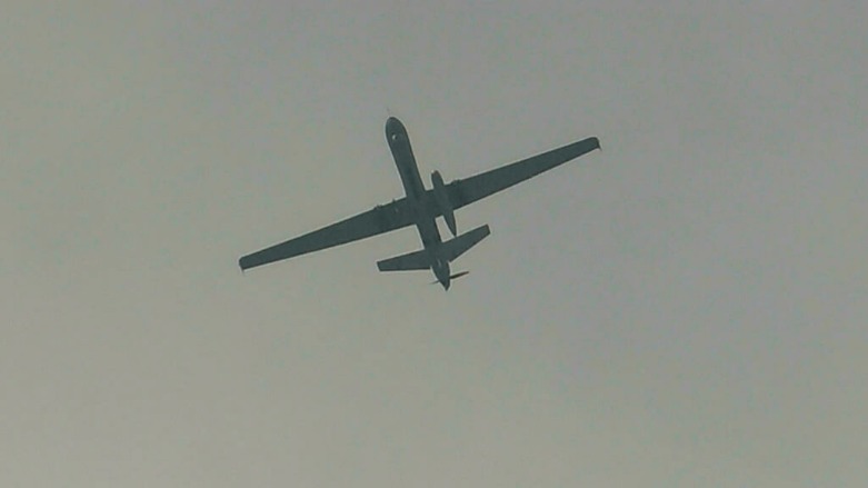 طائرة مسيرة تحلق فوق مطار كابول في أفغانستان في 31 آب/أغسطس 2021- الصورة لفرانس 24