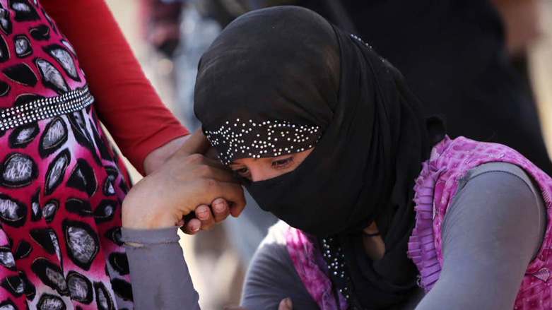 Yezidi child in a displacement camp (Photo: AFP)