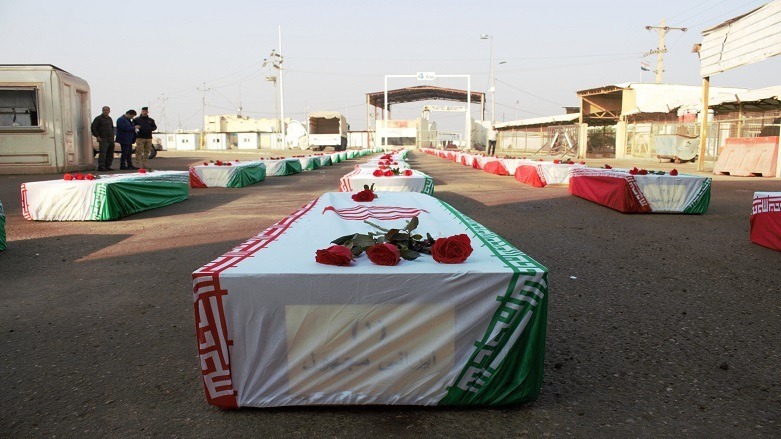 The remains of 61 soldiers who were killed in the eight-year war between Iraq and Iran in the 1980s. (Photo: ICRC)