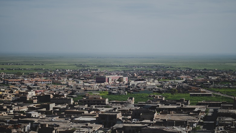 A view overlooking the disputed Iraqi city of Sinjar (Shingal). (Photo: Levi Clancy/Kurdistan 24)