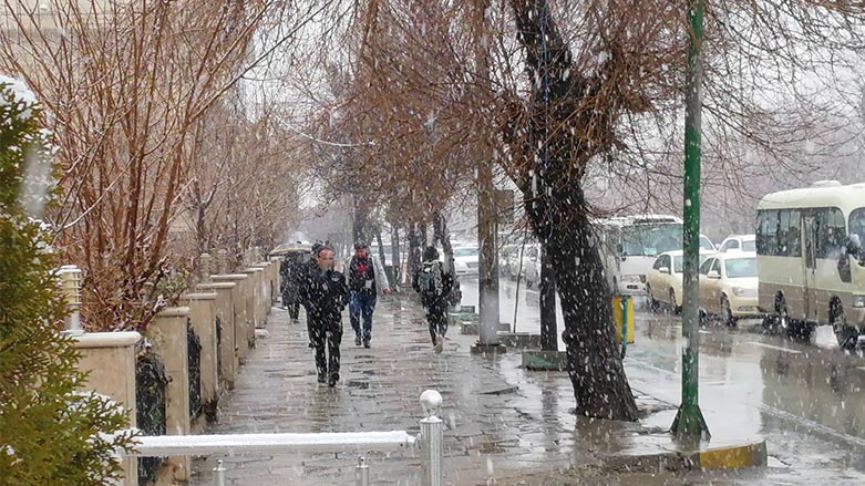 شه‌پۆلێكی به‌فر و بارانبارین هه‌رێمی كوردستان ده‌گرێته‌وه‌