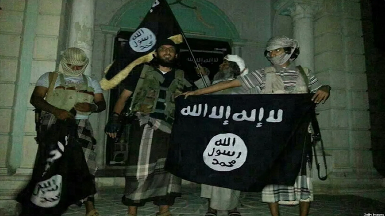 Al Qaida militants posing with Al Qaida flags, May 24, 2014. (Photo: AFP/Getty Images)