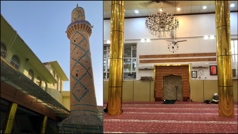 Duhok's Great Mosque is located in the main bazaar of the city. (Photo: Kurmanj /Kurdistan 24)