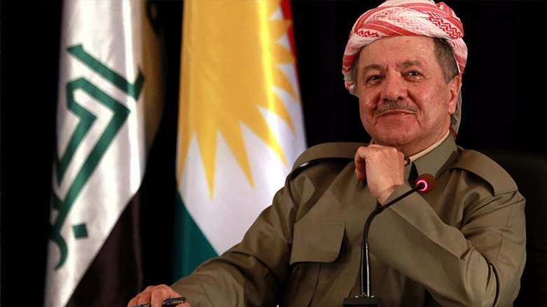 President Masoud Barzani during a press conference. (Photo: Khalid Mohammed/AP)