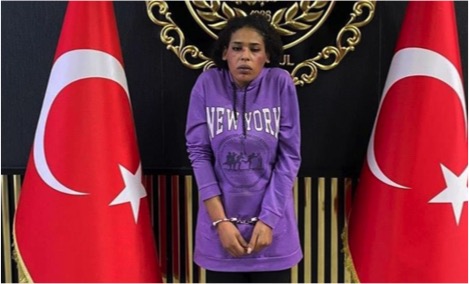 Ahlam al-Bashir (Photo: Turkish Police/Twitter)