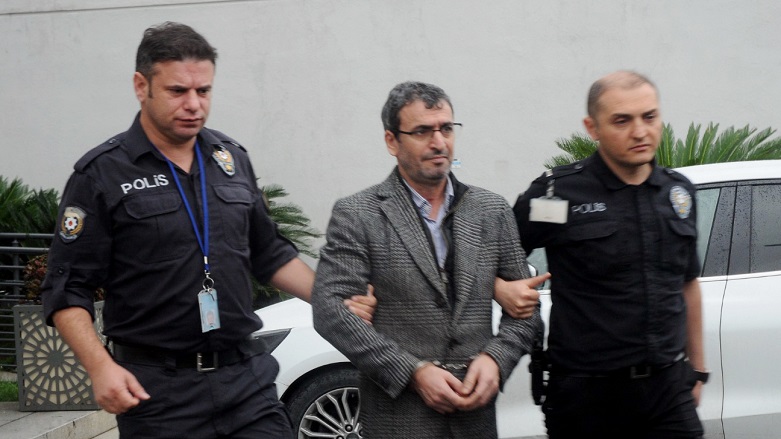 The Turkish police arrested Mahmut Tat soon after arriving at Istanbul airport (Photo: DHA)