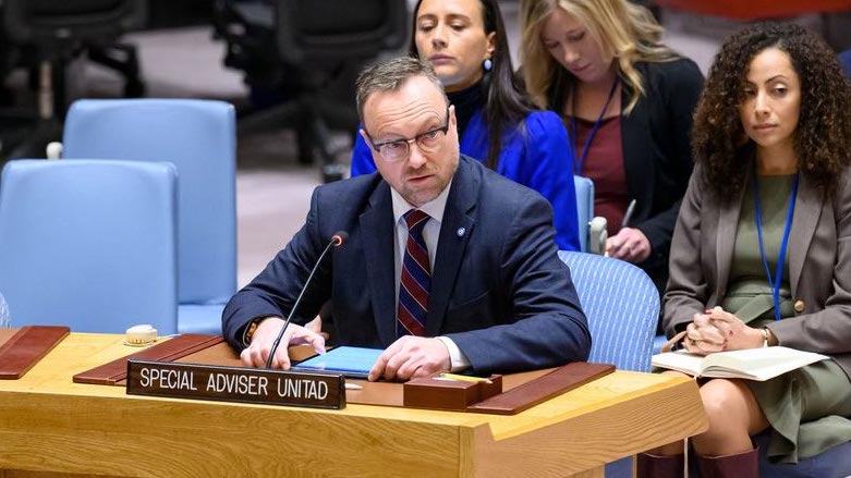 Christian Ritscher, Special Adviser and Head of the Investigative Team (UNITAD), briefs the Security Council meeting (Photo: UN Photo/Loey Felipe)
