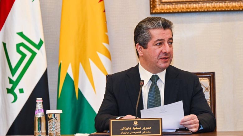 Prime Minister Masrour Barzani on Thursday chaired the Council of Ministers meeting, Dec. 8, 2022 (Photo: KRG)