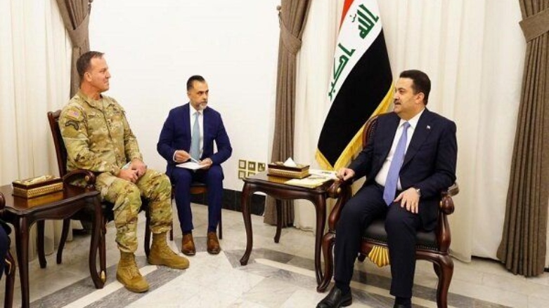نخست‌وزیر عراق فدرال در دیدار با فرمانده‌ی ستاد مرکزی آمریکا
