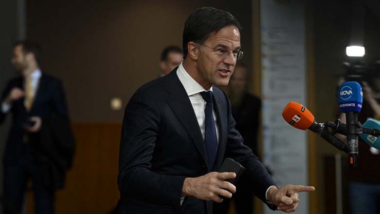 Dutch Prime Minister Mark Rutte addresses the press as he takes part in a European Council Summit in Brussels, Dec. 15, 2022. (Photo: John Thys/AFP)