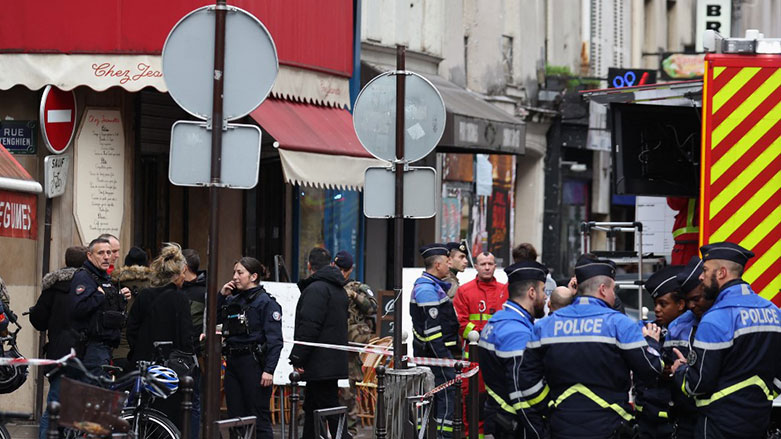 Paris'te saldırının düzenlendiği bölge (Foto: AFP)