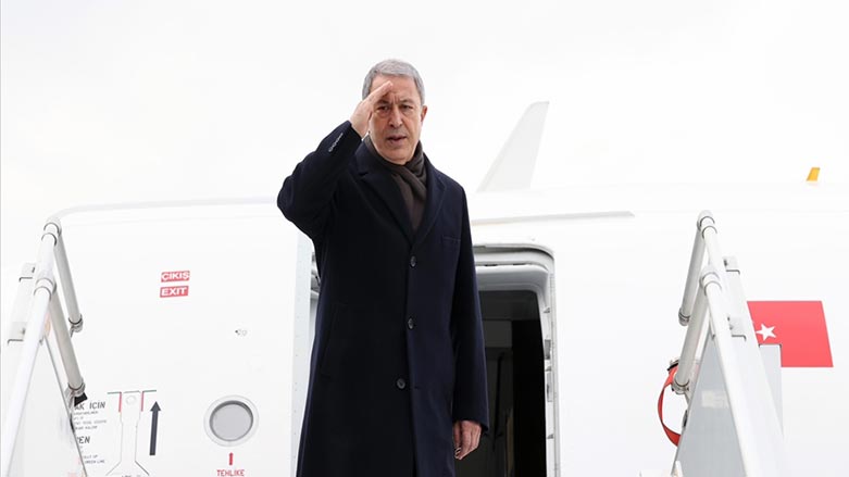 Hulusi Akar, Minister of National Defense of Turkey arriving in Moscow, Dec. 28, 2022. (Photo:  The Ministry of National Defense of the Republic of Turkey)