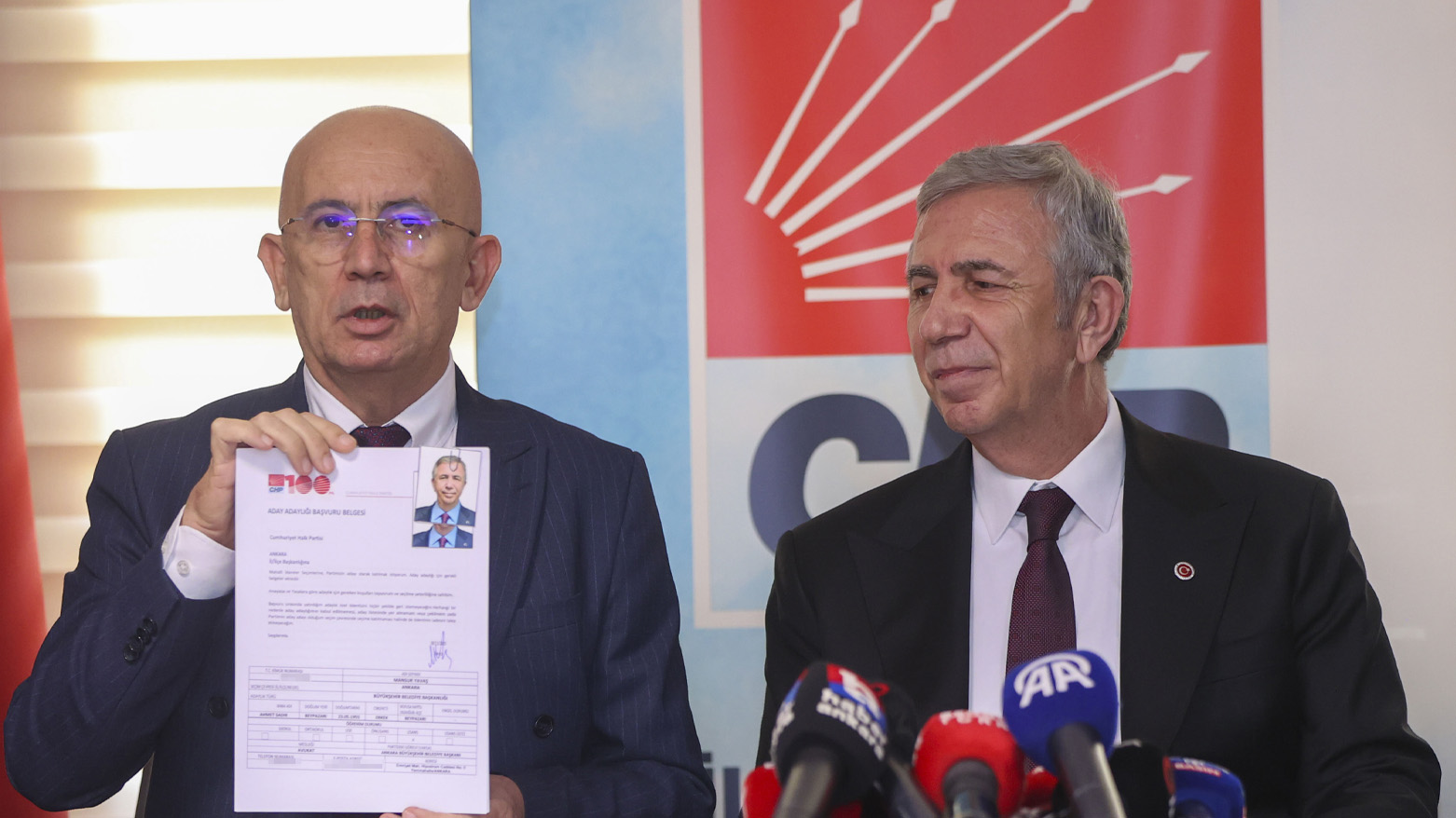 Mansur Yavaş'ın CHP aday adaylık başvurusu