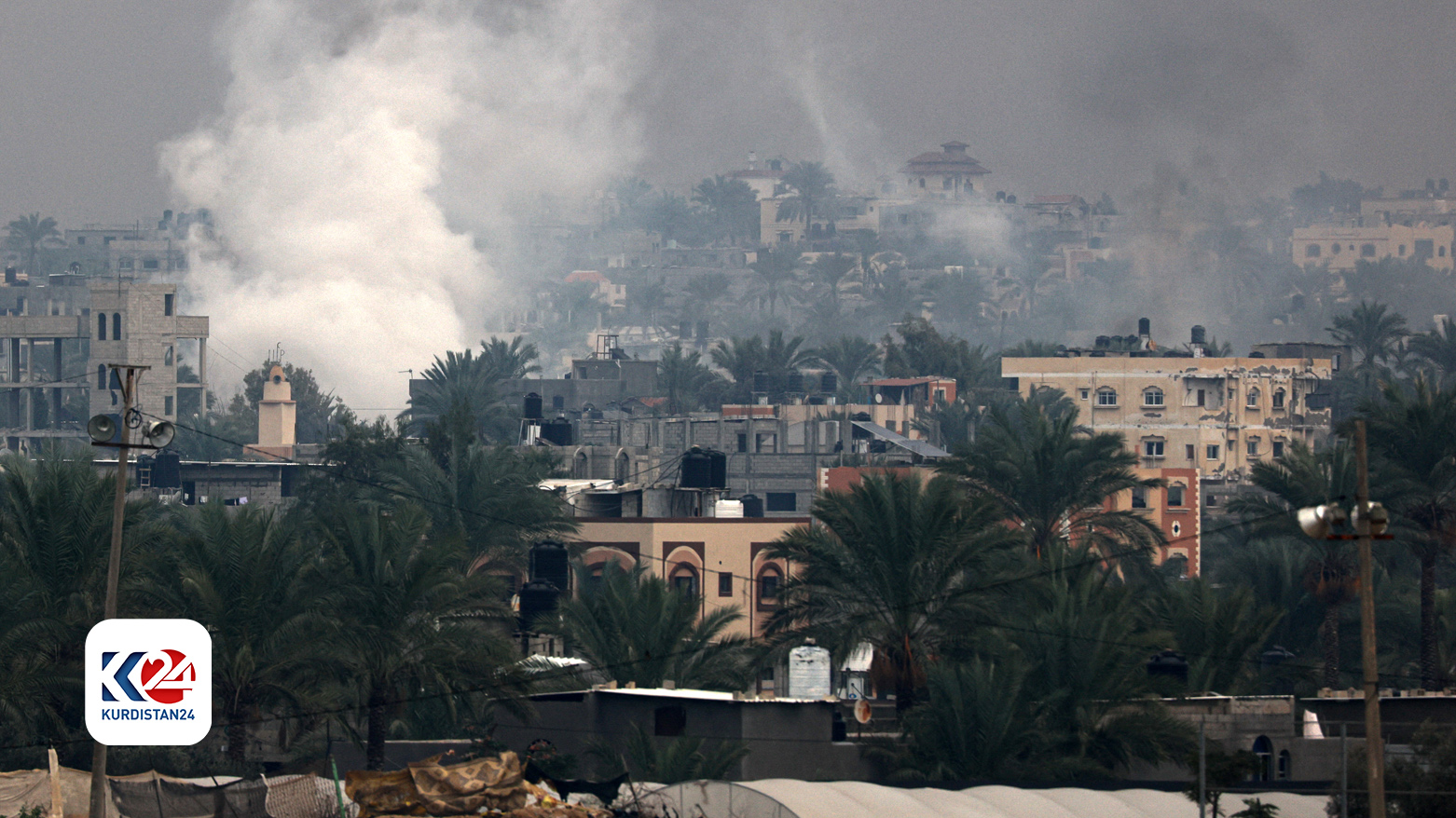 شهر خان یونس در جنوب غزه به کانون درگیری بین اسرائیل و حماس تبدیل شده است - عکس: خبرگزاری فرانسه