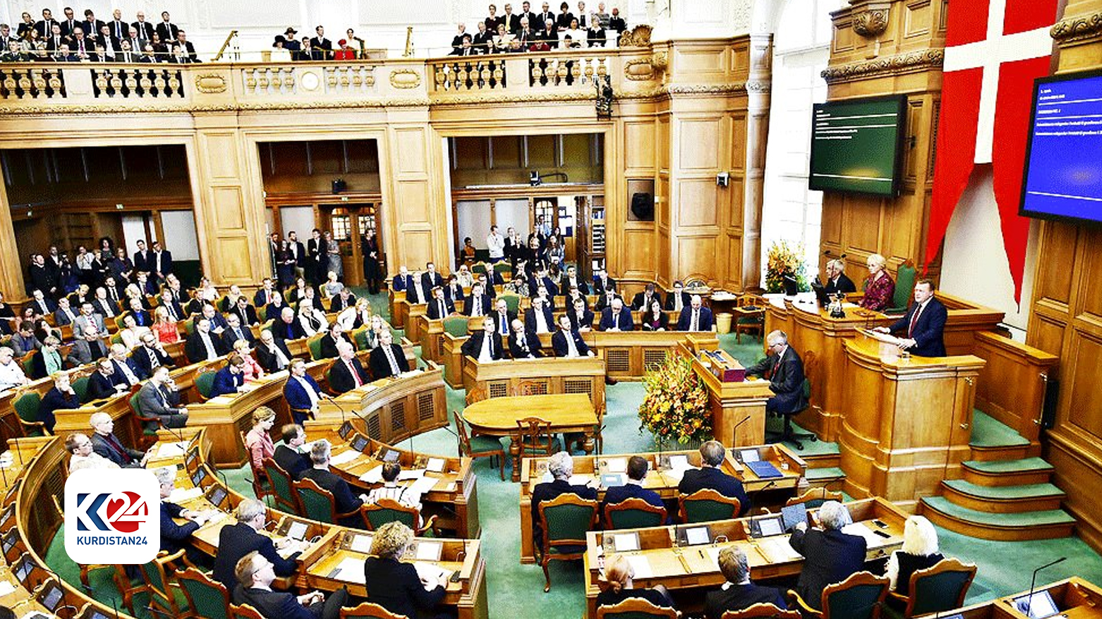 إحدى جلسات البرلمان الدنماركي / وكالات