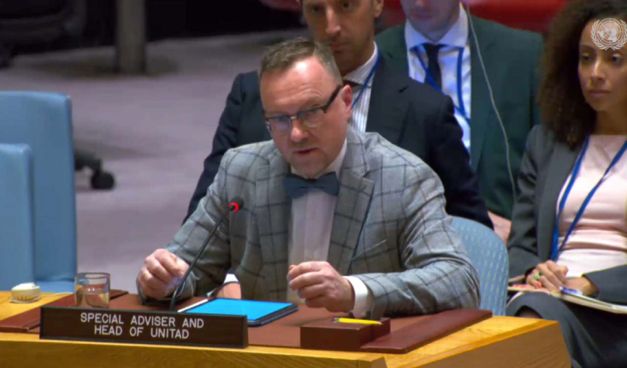 Christian Ritscher, Special Adviser and Head of the United Nations Investigative Team to Promote Accountability for Crimes Committed by ISIS (Photo: UN)