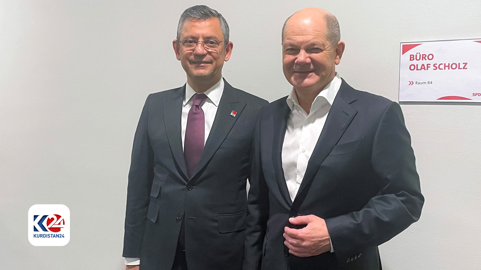 CHP Başkanı Özgür Özel ile Almanya Başbakanı Olaf Scholz görüştü