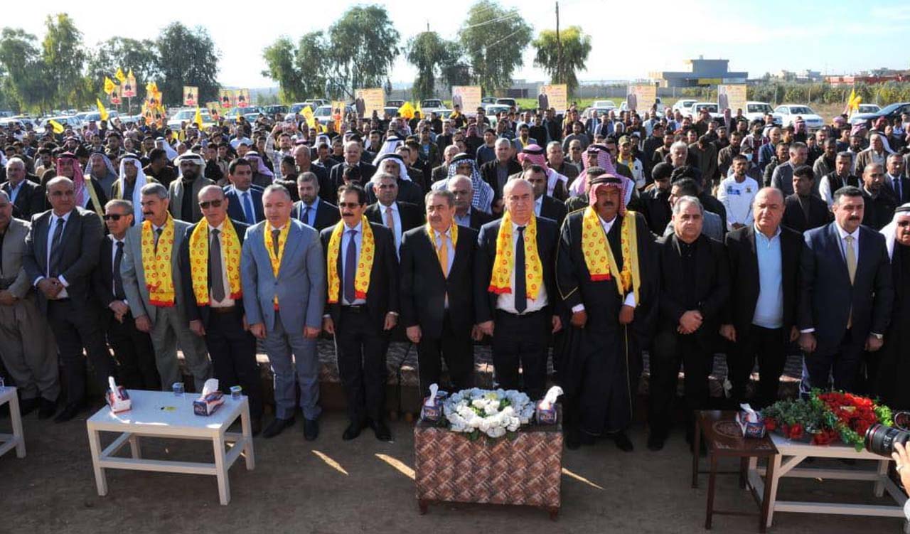 KDP officials attend an election rally in Nineveh province, Dec. 6, 2023. (Photo: Nawzad Hadi)