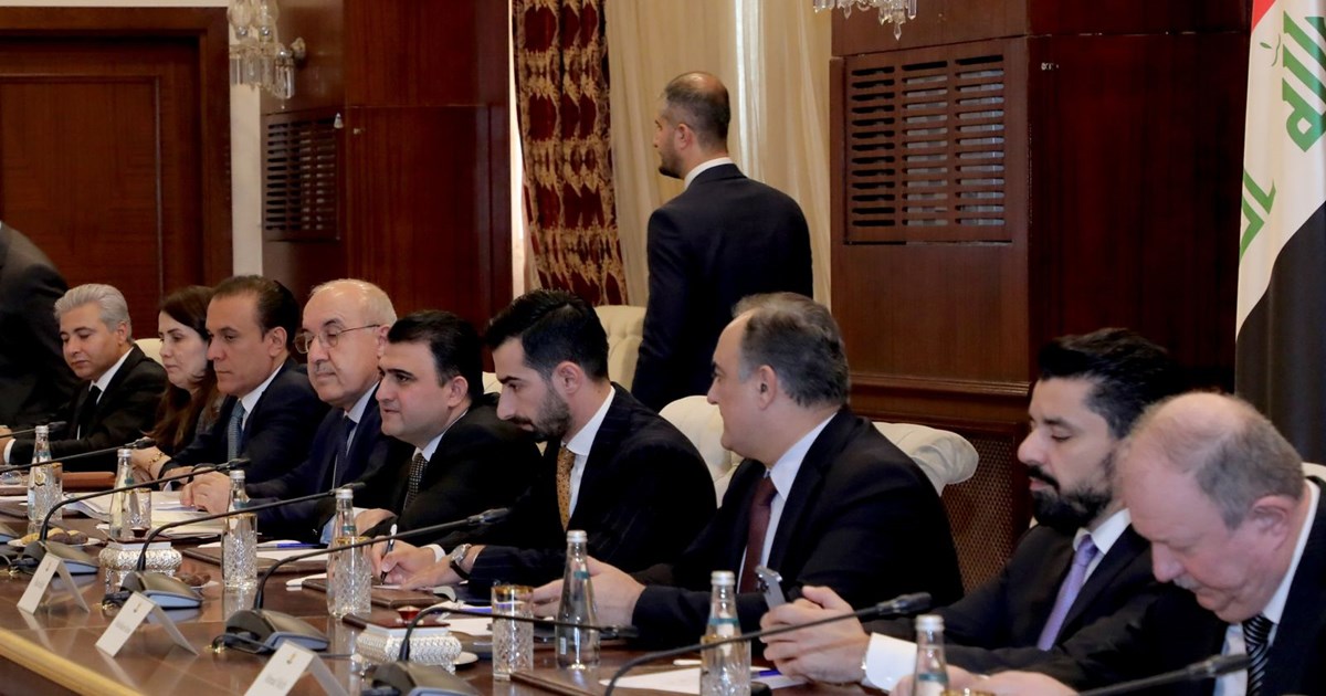 The meeting of the negotiating delegation of the KRG and oil and gas production companies, Dec. 10, 2023. (Photo: KRG)