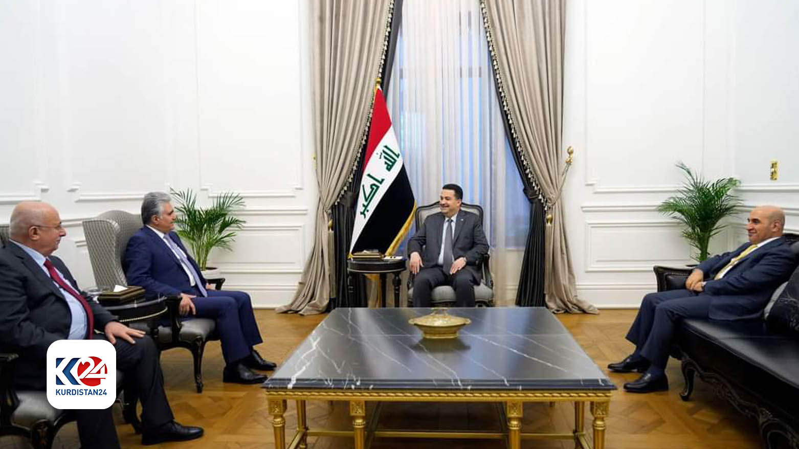 دیدار نخست وزیر عراق با هیئت دولت اقلیم کوردستان