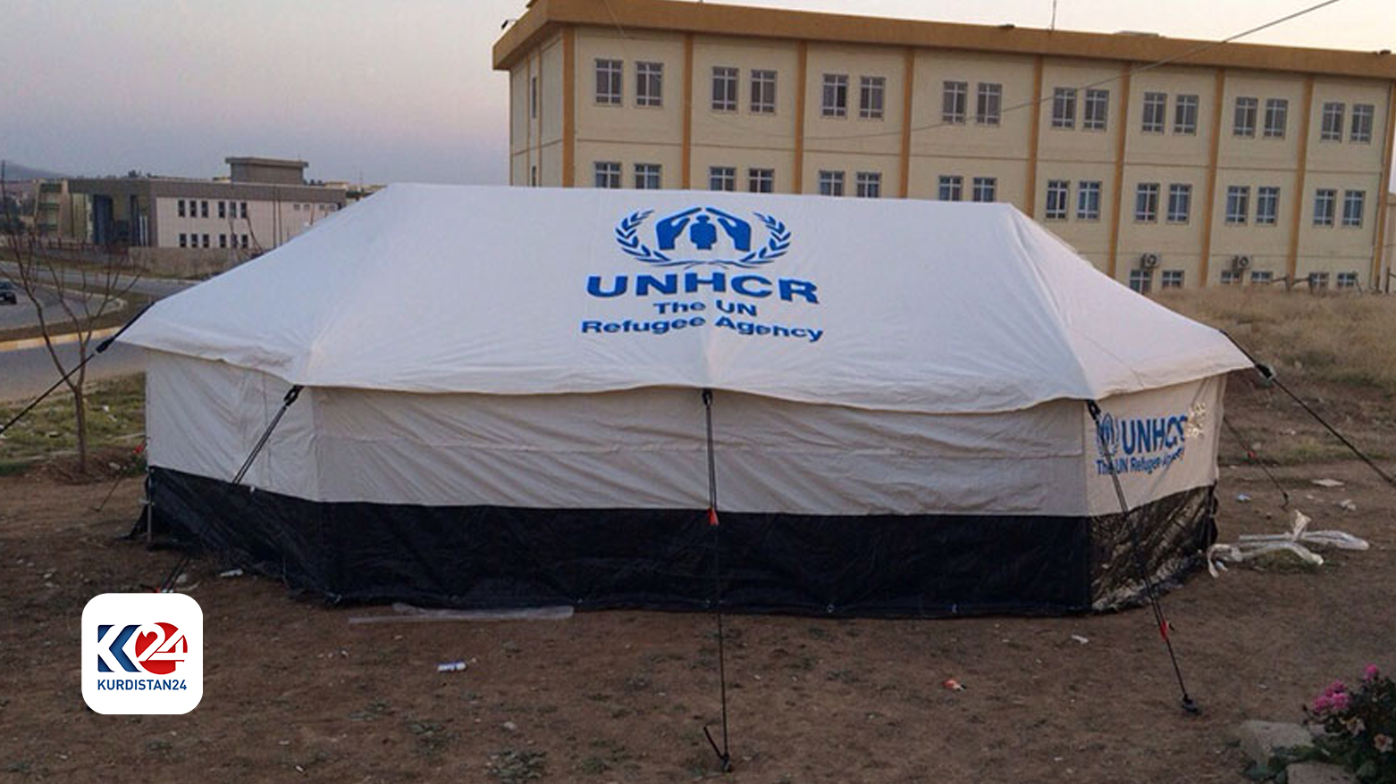 خيمات اللجوء التي تقدمها الأمم المتحدة للاجئين