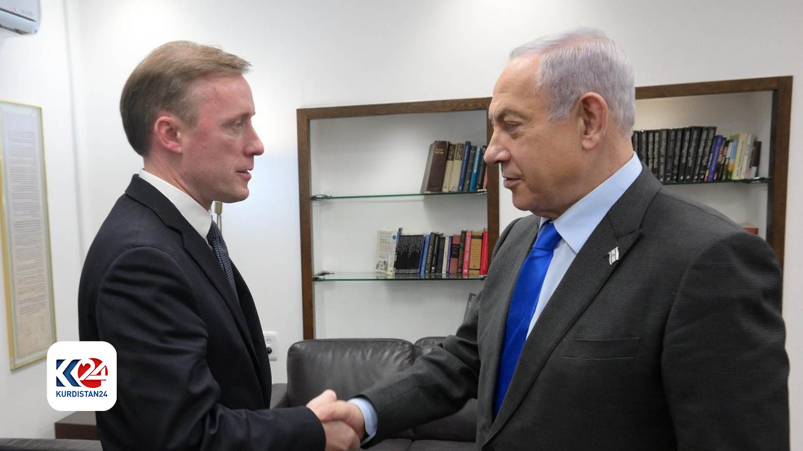 Beyaz Saray Ulusal Güvenlik Danışmanı Jake Sullivan ve İsrail Başbakan Binyamin Netanyahu
