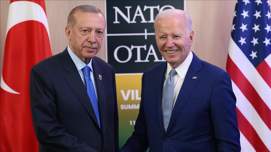 Türkiye Cumhurbaşkanı Recep Tayyip Erdoğan ve ABD Başkanı Joe Biden