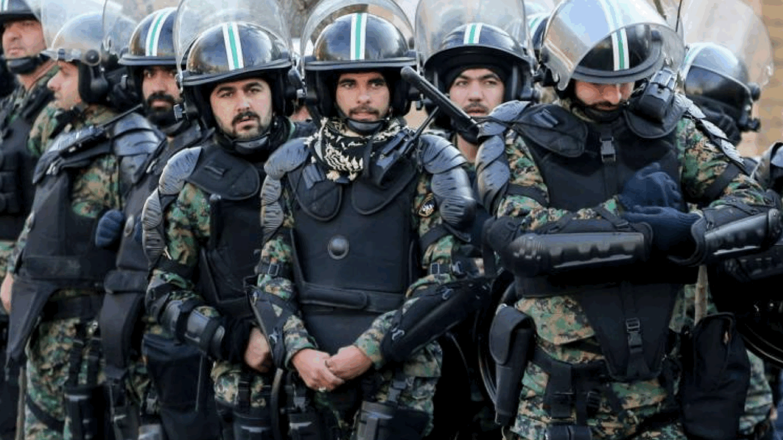 A file picture shows Iranian security forces standing guard in the capital Tehran, January 12, 2020. (Photo: AFP)