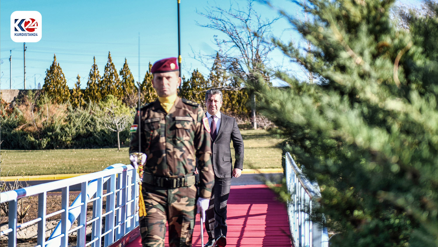 بە وێنە؛ بە ئامادەبوونی مەسرور بارزانی ڕێورەسمی ڕۆژی ئاڵای کوردستان بەڕێوەچوو