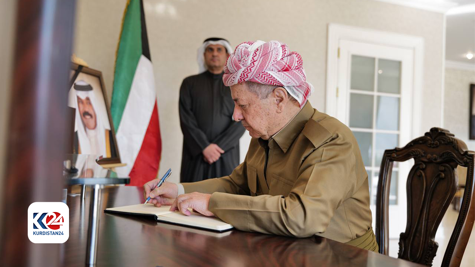 Başkan Barzani’den Kuveyt Başkonsolosluğuna başsağlığı ziyareti-FOTO/Barzani'nin Ofisi & K24