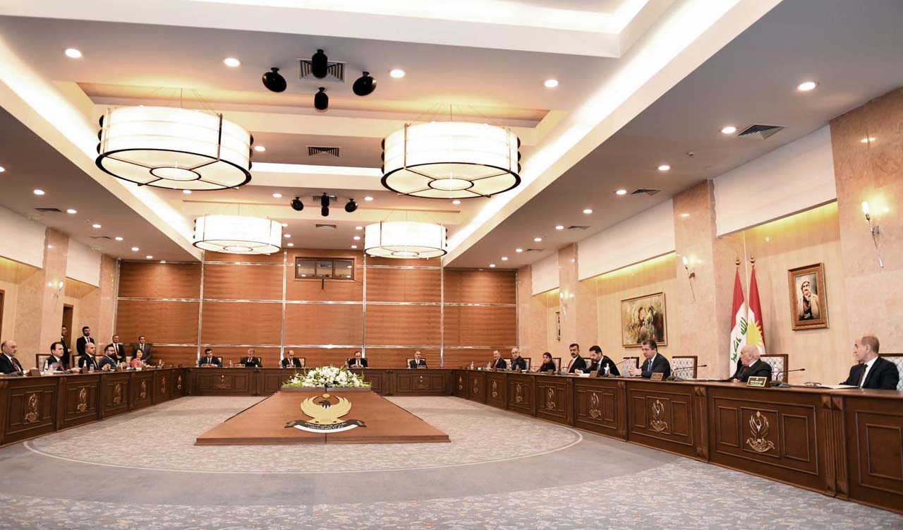Council of Ministers is pictured during a session in Erbil, Dec. 13, 2023. (Photo: KRG)