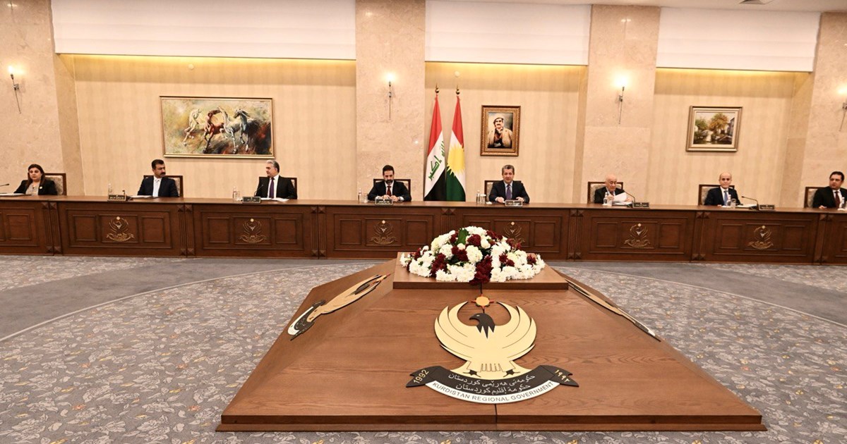 The meeting of KRG Council of Ministers, Dec. 20, 2023. (Photo: KRG)