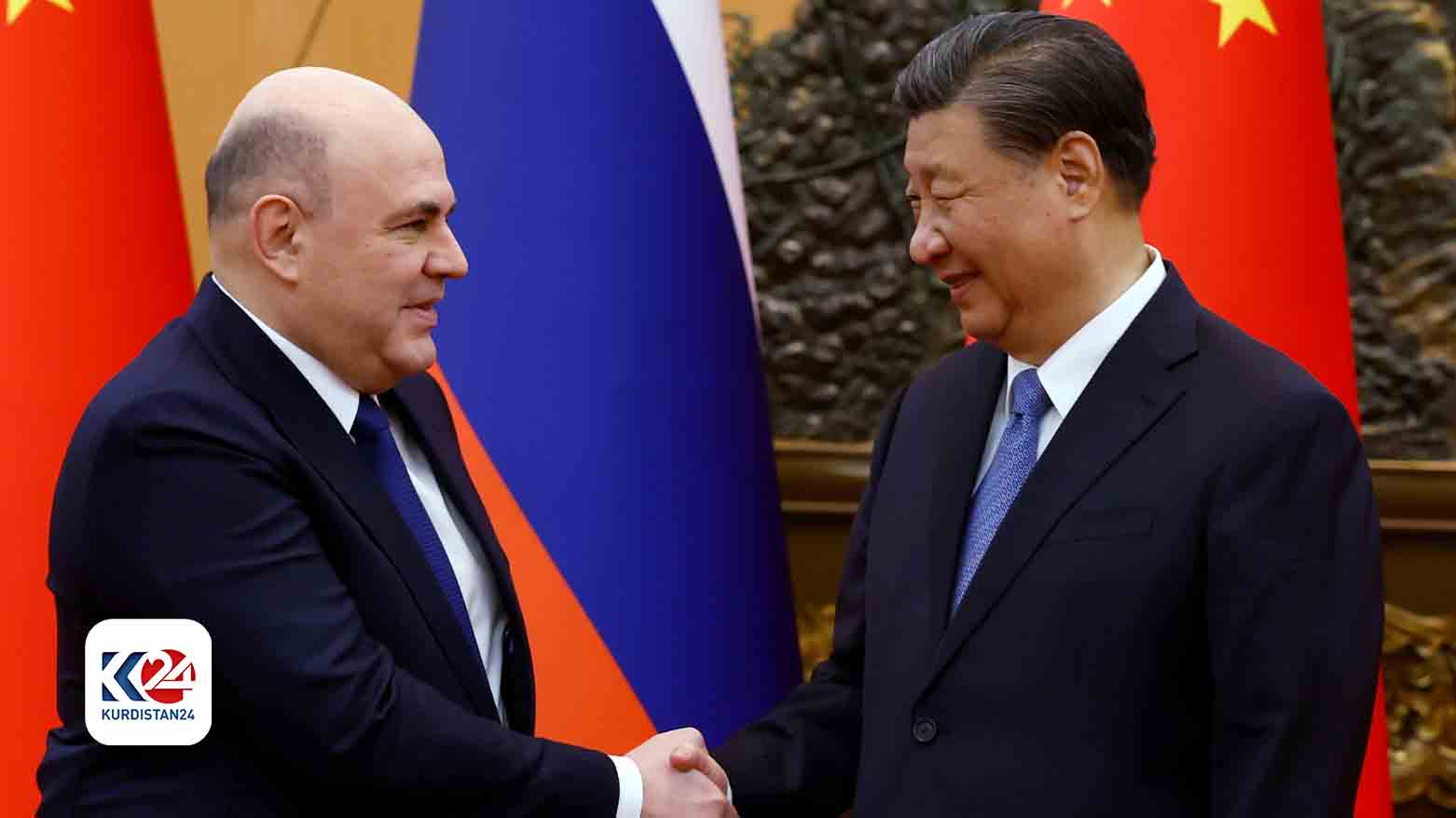 Rusya Başbakanı Mihail Mişustin ve Çin Devlet Başkanı Şi Cinping