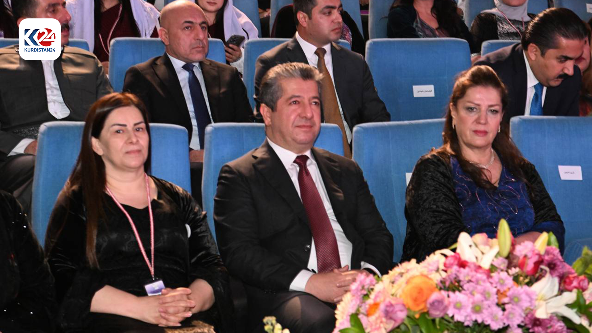 بەشداریی سەرۆکوەزیران مەسرور بارزانی لە نۆیەمین کۆنگرەی یەکێتیی ئافرەتانی کوردستان