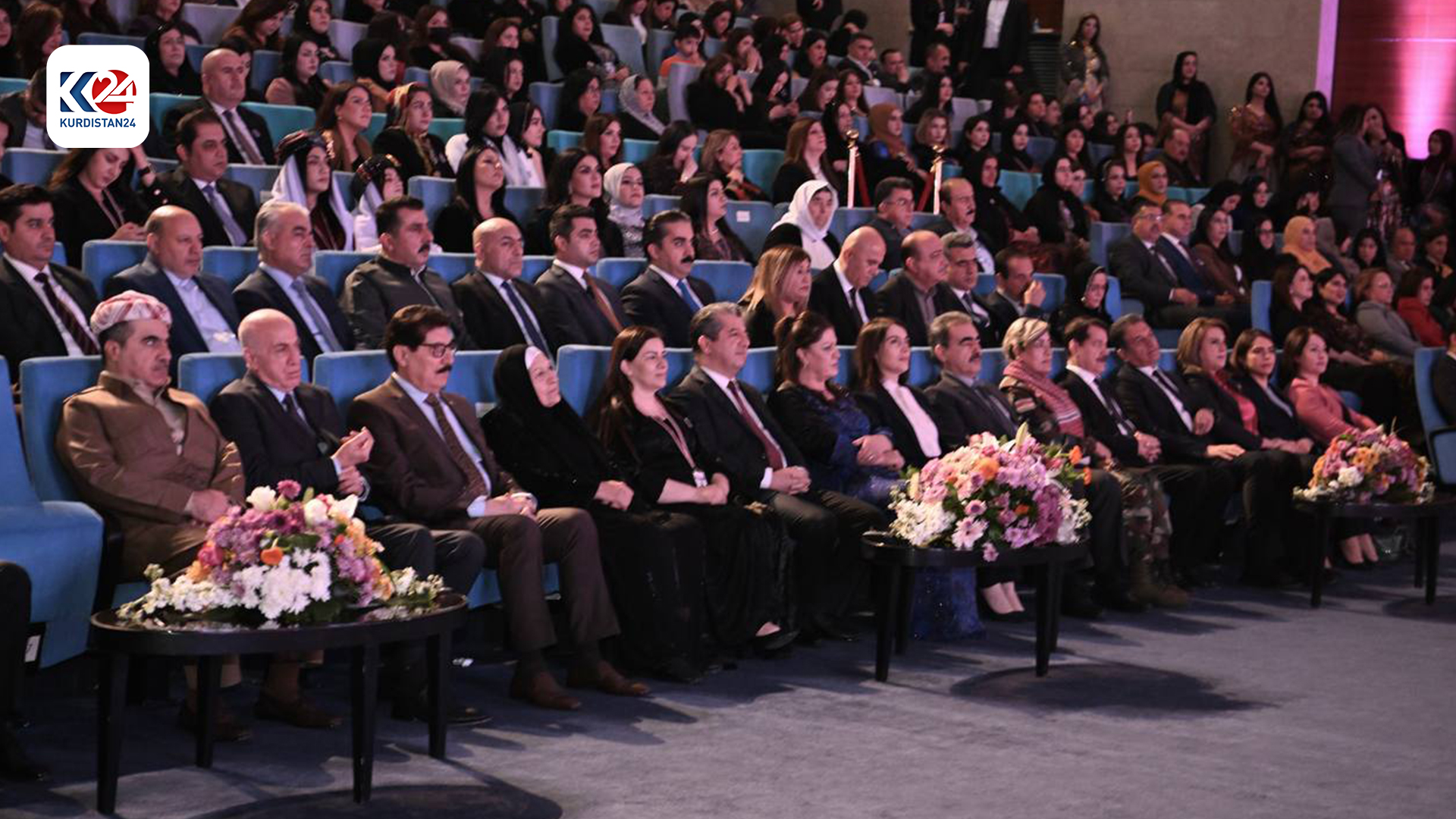 بەشداریی سەرۆکوەزیران مەسرور بارزانی لە نۆیەمین کۆنگرەی یەکێتیی ئافرەتانی کوردستان