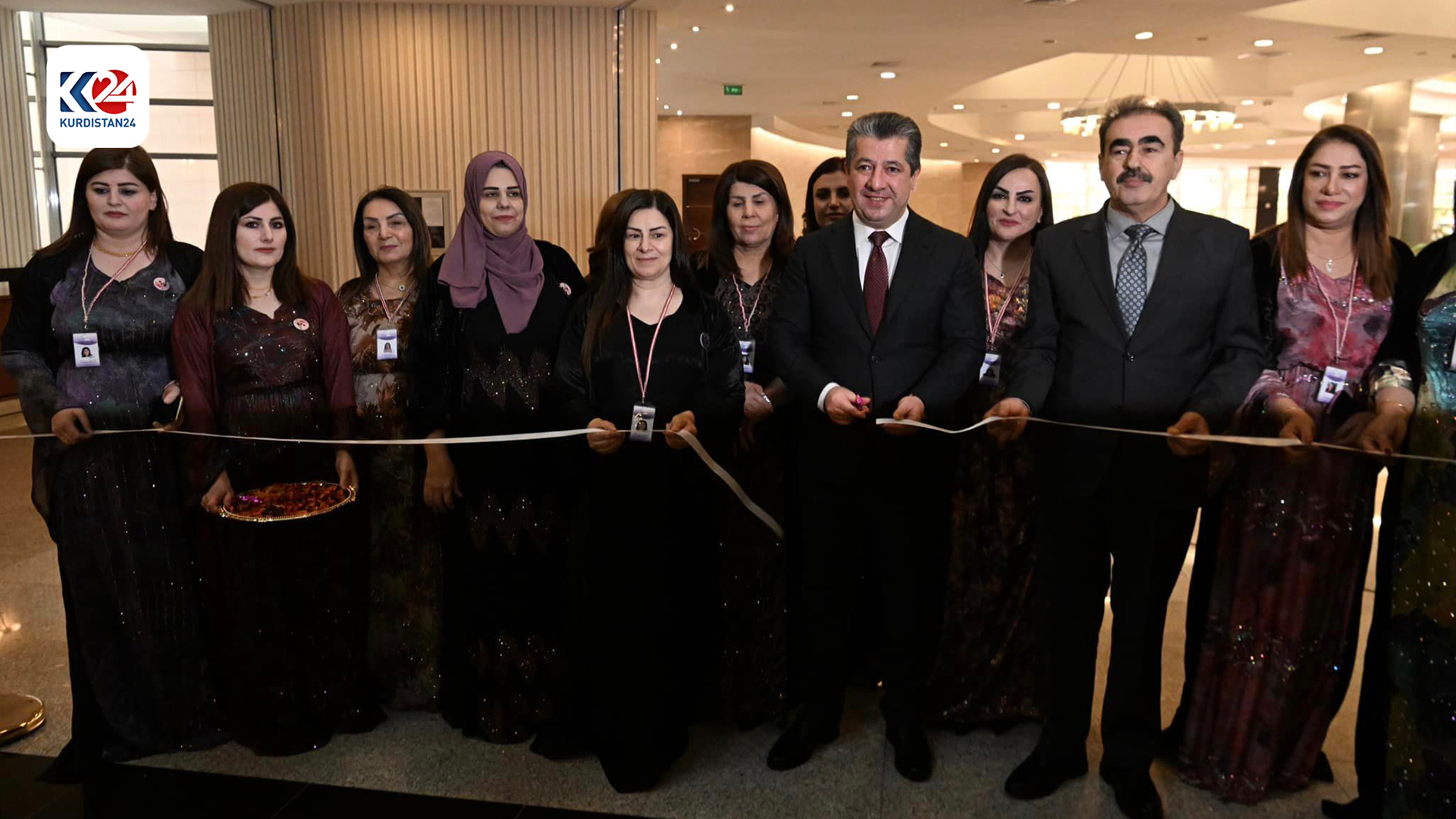 بەشداریی سەرۆکوەزیران مەسرور بارزانی لە نۆیەمین کۆنگرەی یەکێتیی ئافرەتانی کوردستان