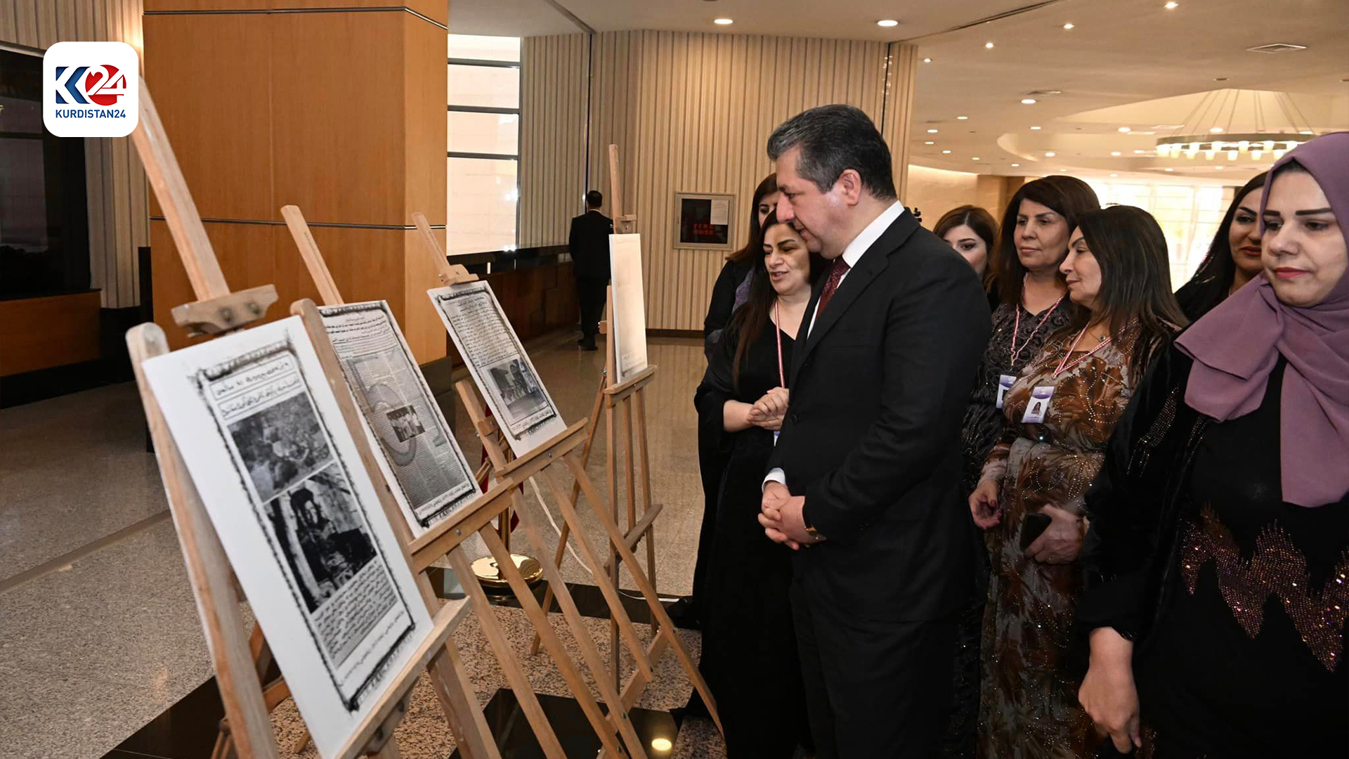  بەشداریی مەسرور بارزانی لە نۆیەمین کۆنگرەی یەکێتیی ئافرەتانی کوردستان لە هەولێر