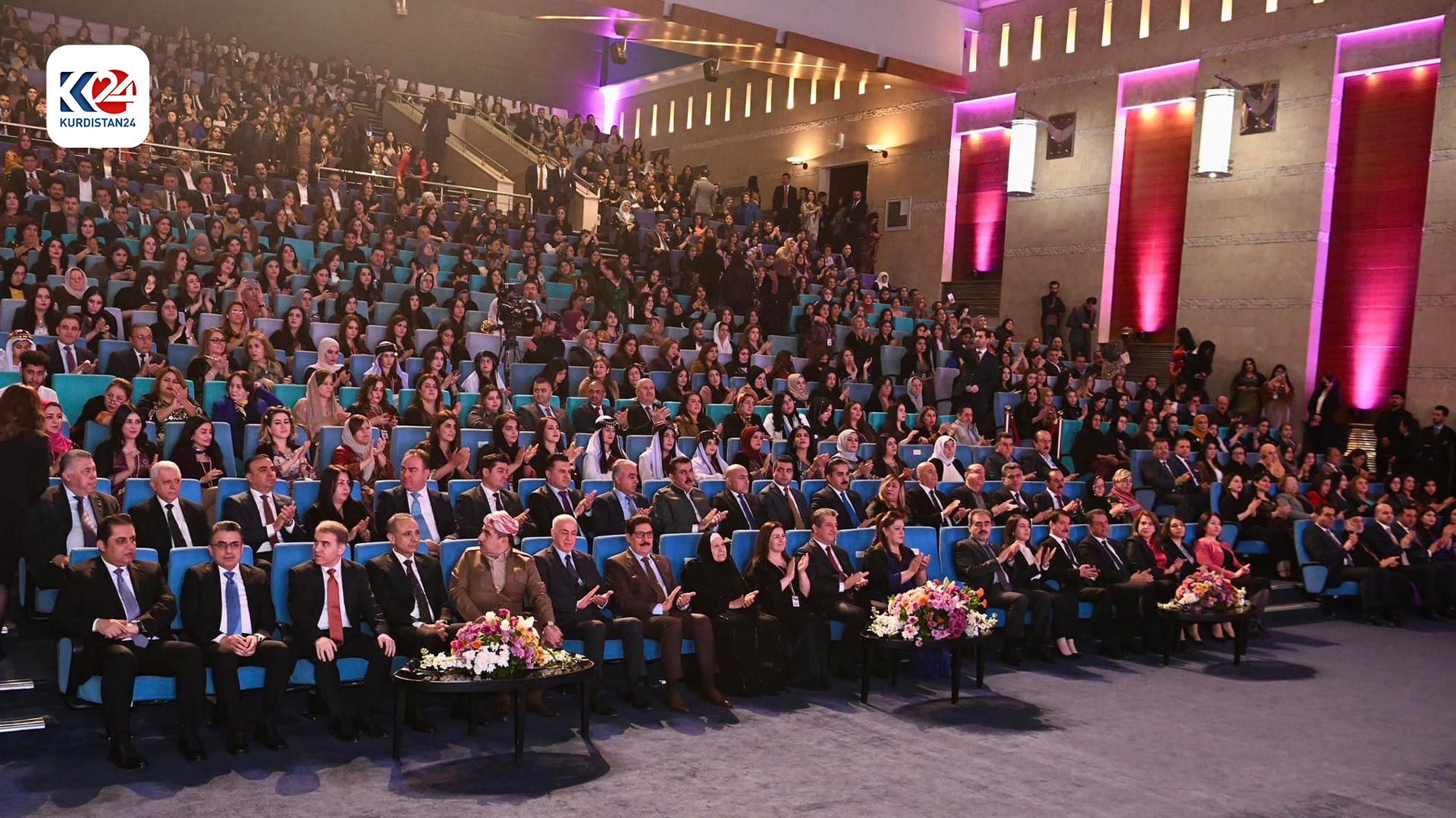  بەشداریی مەسرور بارزانی لە نۆیەمین کۆنگرەی یەکێتیی ئافرەتانی کوردستان لە هەولێر