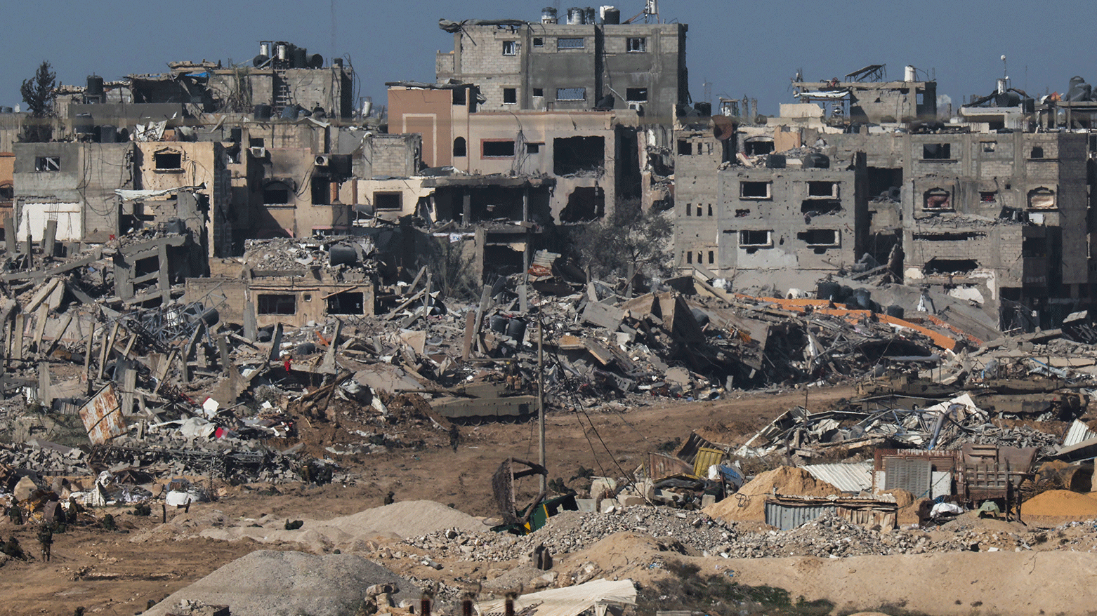 A picture taken from southern Israel bordering the Gaza Strip on December 22, 2023. (Photo: AFP)