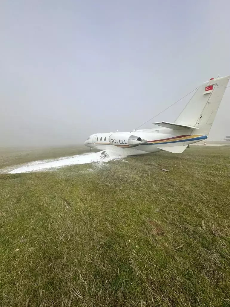 Pistten çıkan özel jet