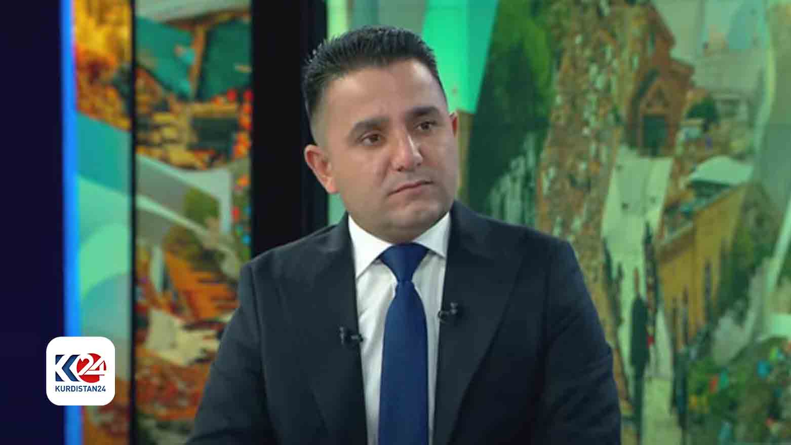 Ibrahim Abdulmajid, spokesperson for the Kurdistan Region General Board of Tourism, speaks to Kurdistan24, Dec. 30, 2023. (Photo: Kurdistan24)