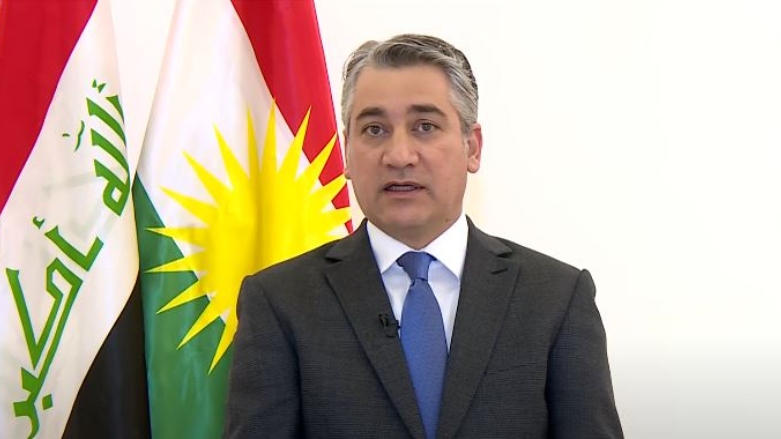 Jutiar Adil, the spokesman for the Kurdistan Regional Government (KRG), during an interview with Kurdistan 24, Jan. 31, 2021. (Photo: Kurdistan 24)