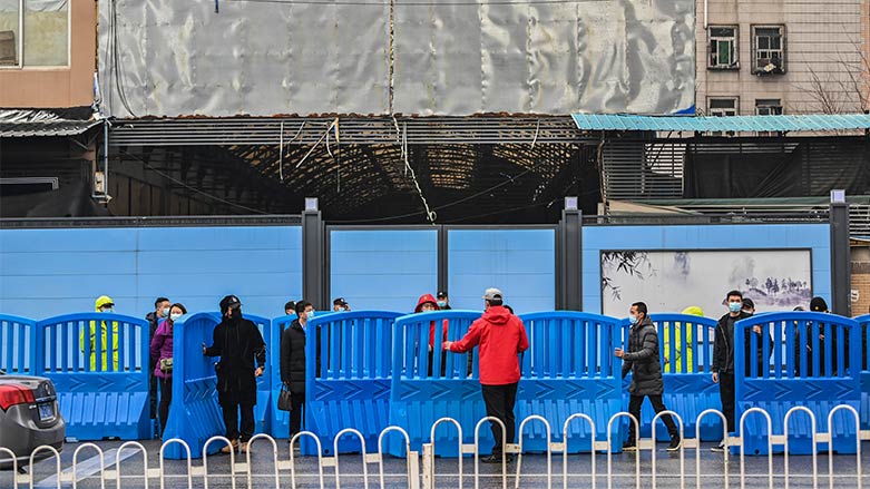 İlk virüsün görüldüğü Wuhan'daki gıda pazarı