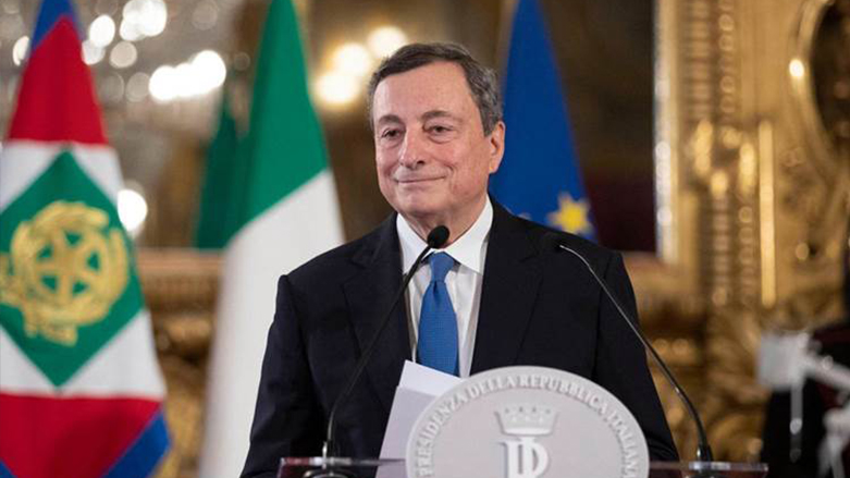 ماریۆ دراگی وەک سەرۆک وەزیرانی نوێی ئیتالیا سوێندی یاسایی خوارد