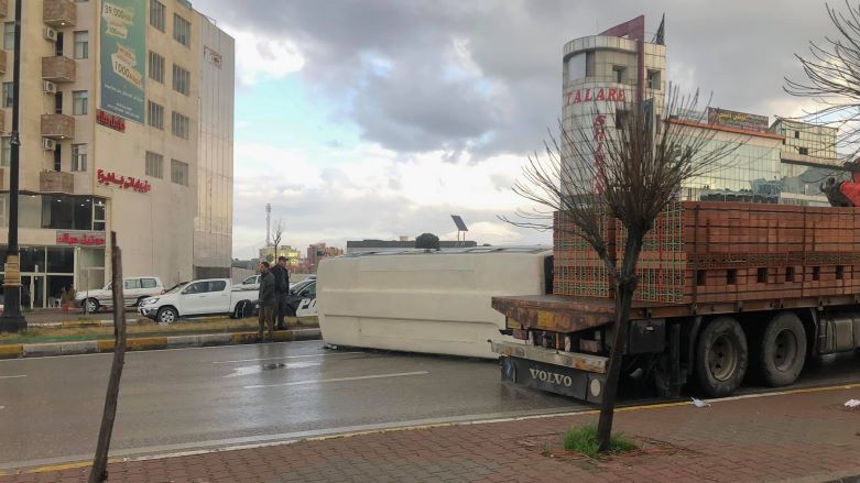 دیمەنی رووداوەکە لە سۆشیال میدیا وەرگیراوە