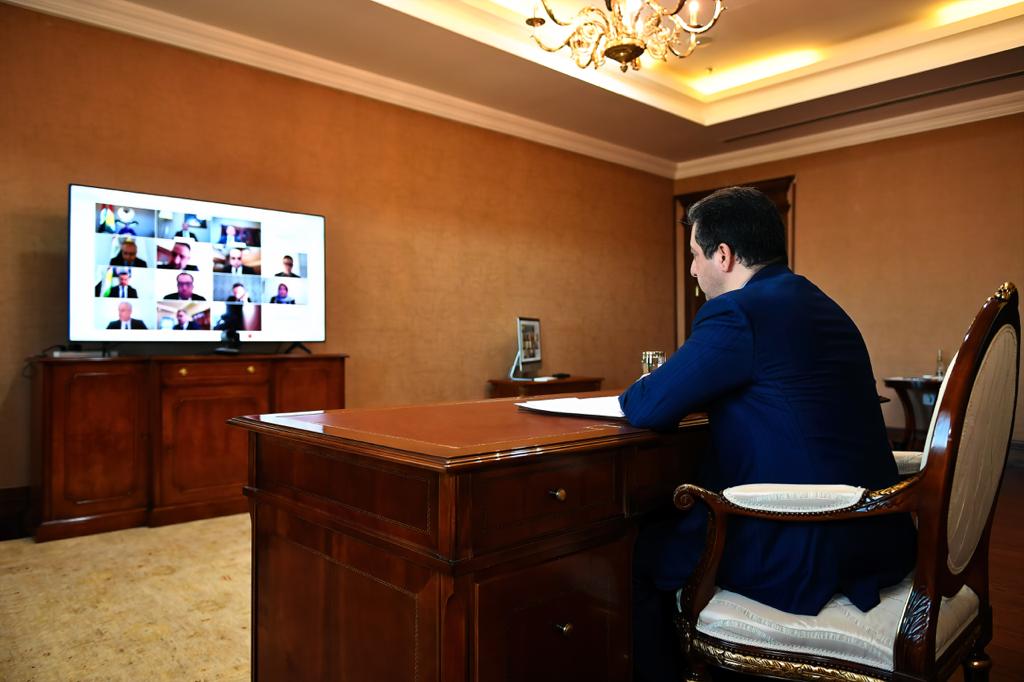 مسرور بارزانی، نخست وزیر اقلیم کوردستان در نشست با استاندارهای اقلیم