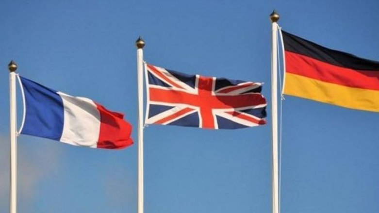 پرچم‌های سە کشور اروپایی