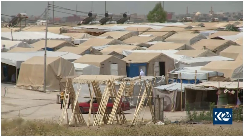 The Kurdistan Region's Sharyia Camp, where where displaced Yezidi (Ezidi) familes now live. (Photo: Kurdistan 24)
